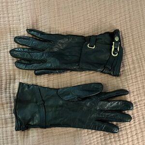 Ugg leather gloves with cashmere lining